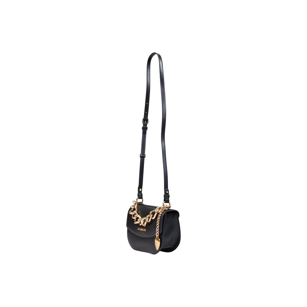 Sac à main Love Moschino en polyester noir