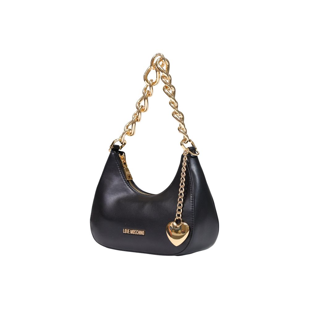 Sac à main Love Moschino en polyester noir