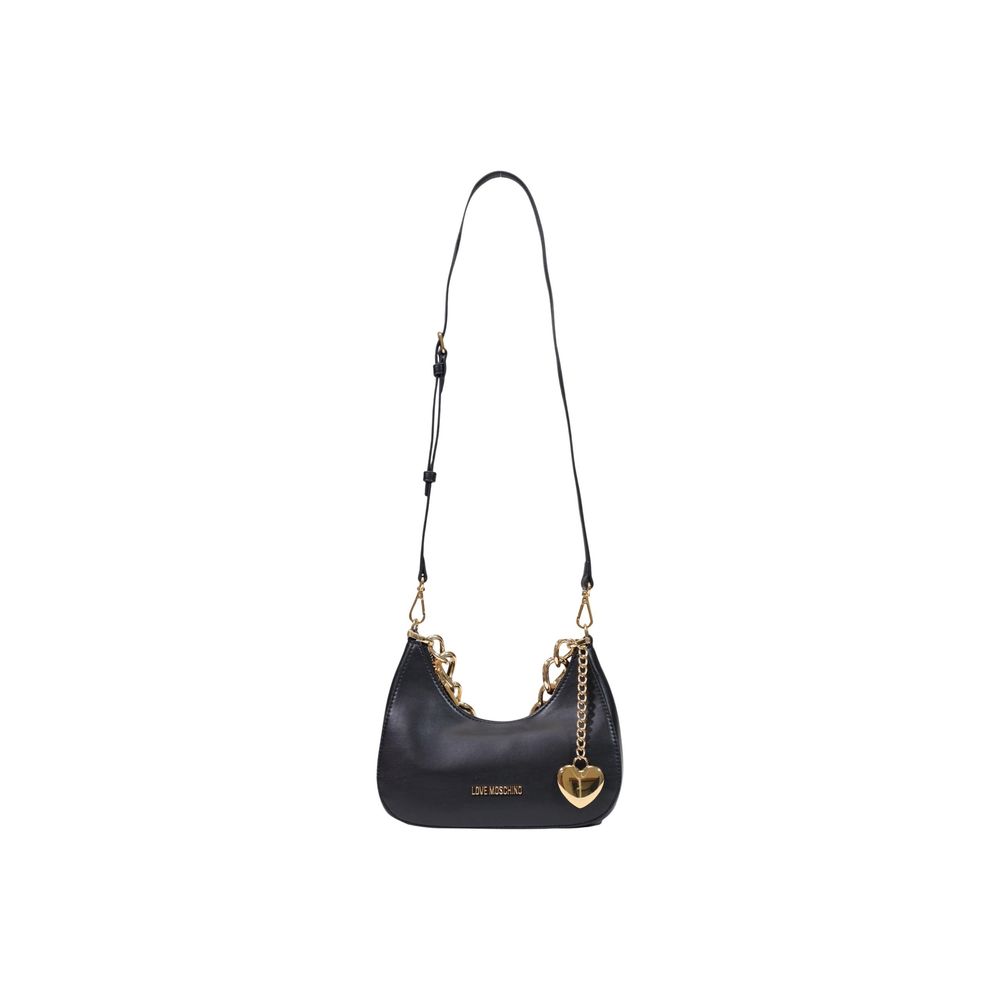 Sac à main Love Moschino en polyester noir