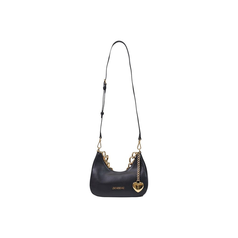 Sac à main Love Moschino en polyester noir