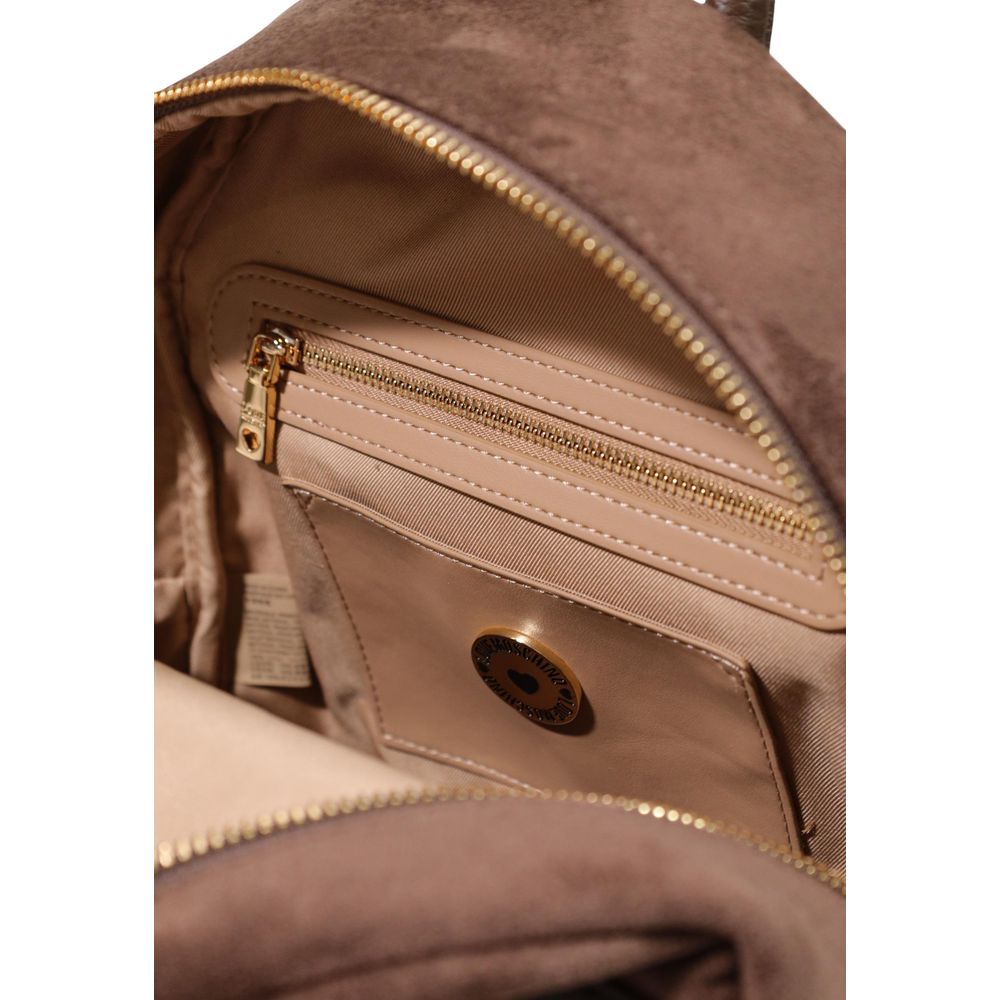 Sac à dos Love Moschino en polyester marron