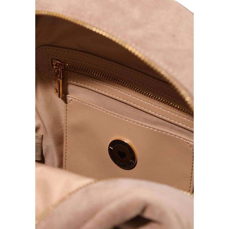 Sac à dos Love Moschino en polyester beige