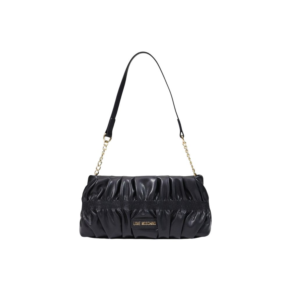 Sac à main en polyéthylène noir Love Moschino