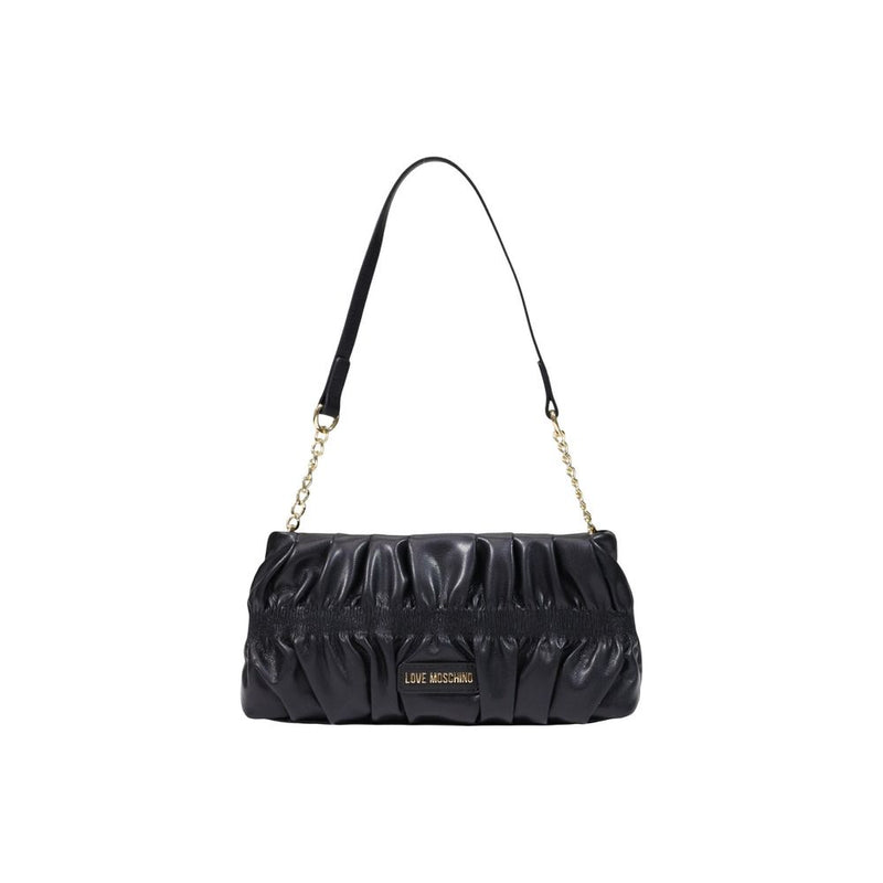 Sac à main en polyéthylène noir Love Moschino
