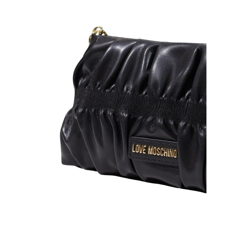 Sac à main en polyéthylène noir Love Moschino