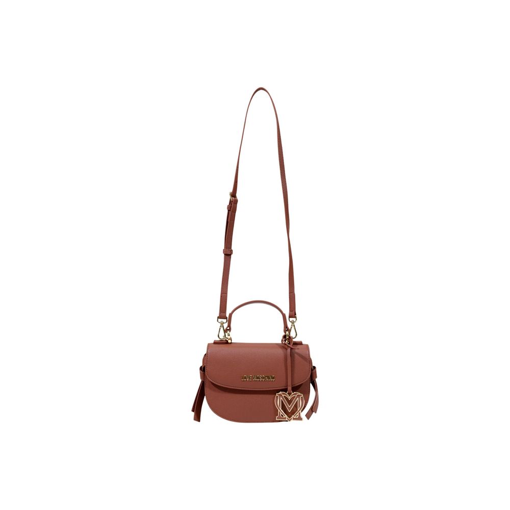 Sac à main Love Moschino en polyéthylène marron