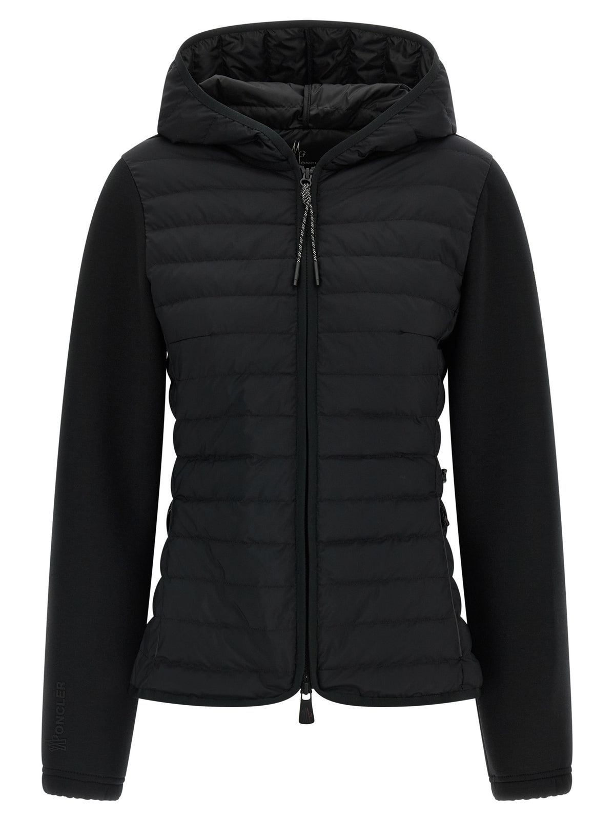 Doudoune longue Moncler Grenoble noire en polyamide
