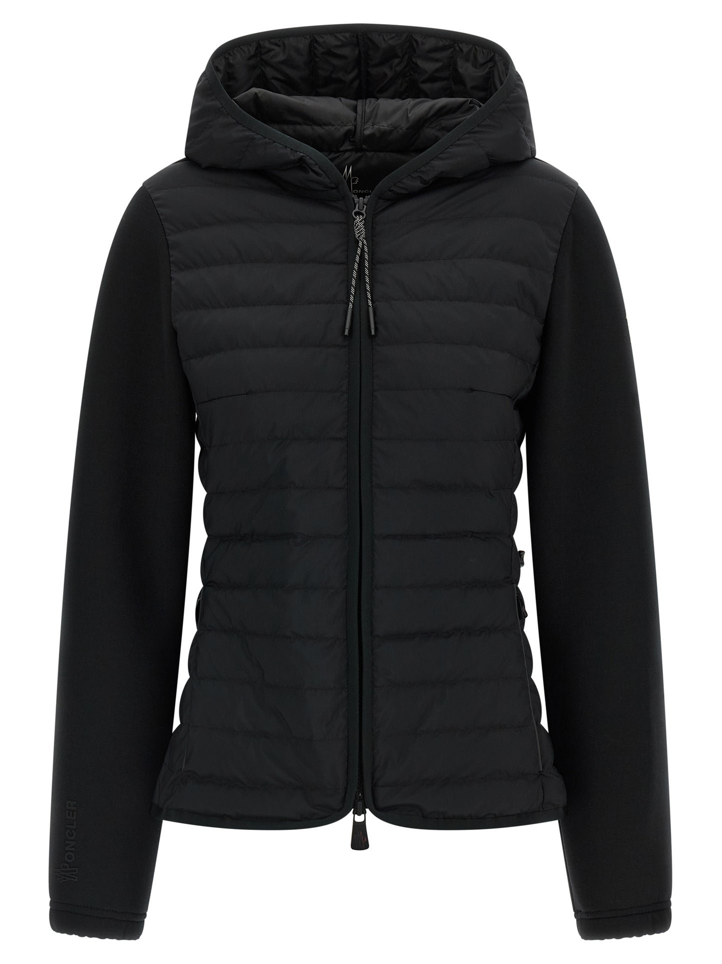 Moncler Grenoble Black Polyamide Full-Length Jacket
