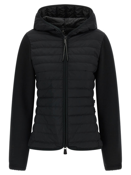Doudoune longue Moncler Grenoble noire en polyamide