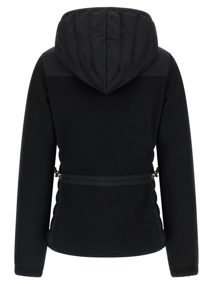 Moncler Grenoble Black Polyamide Full-Length Jacket