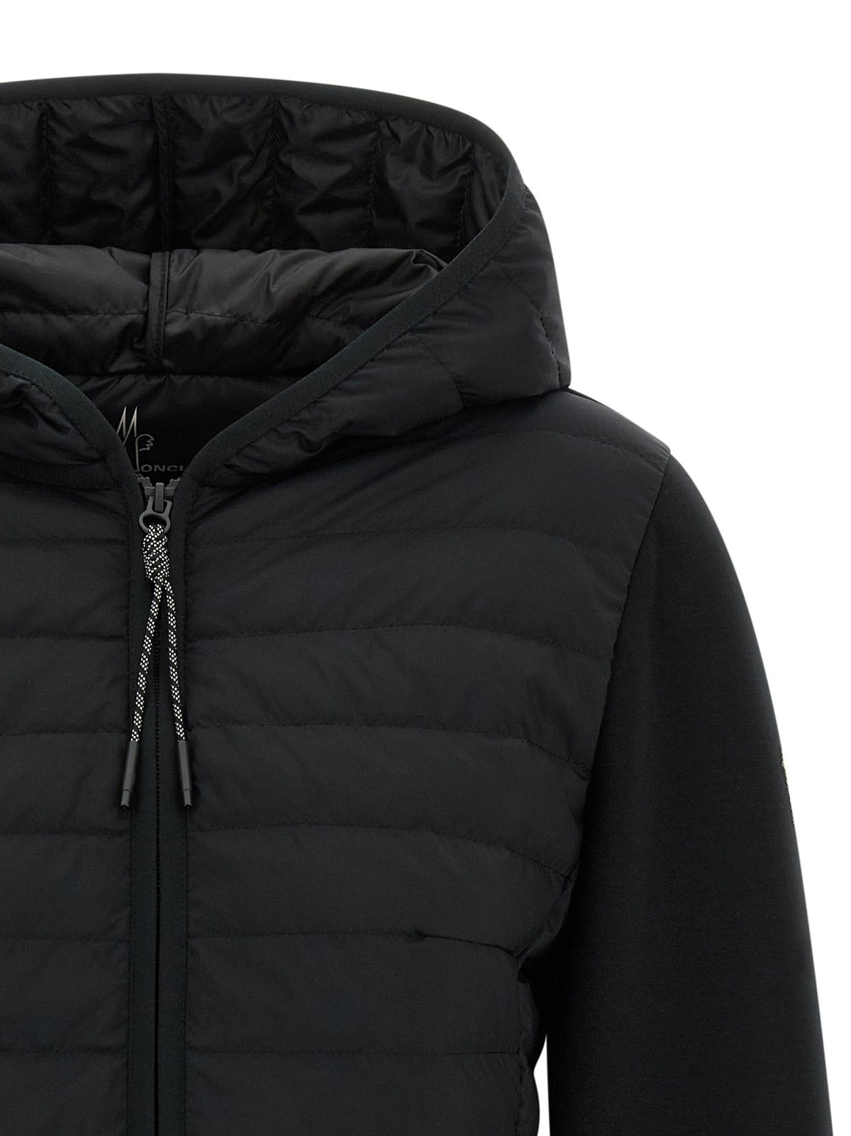 Doudoune longue Moncler Grenoble noire en polyamide