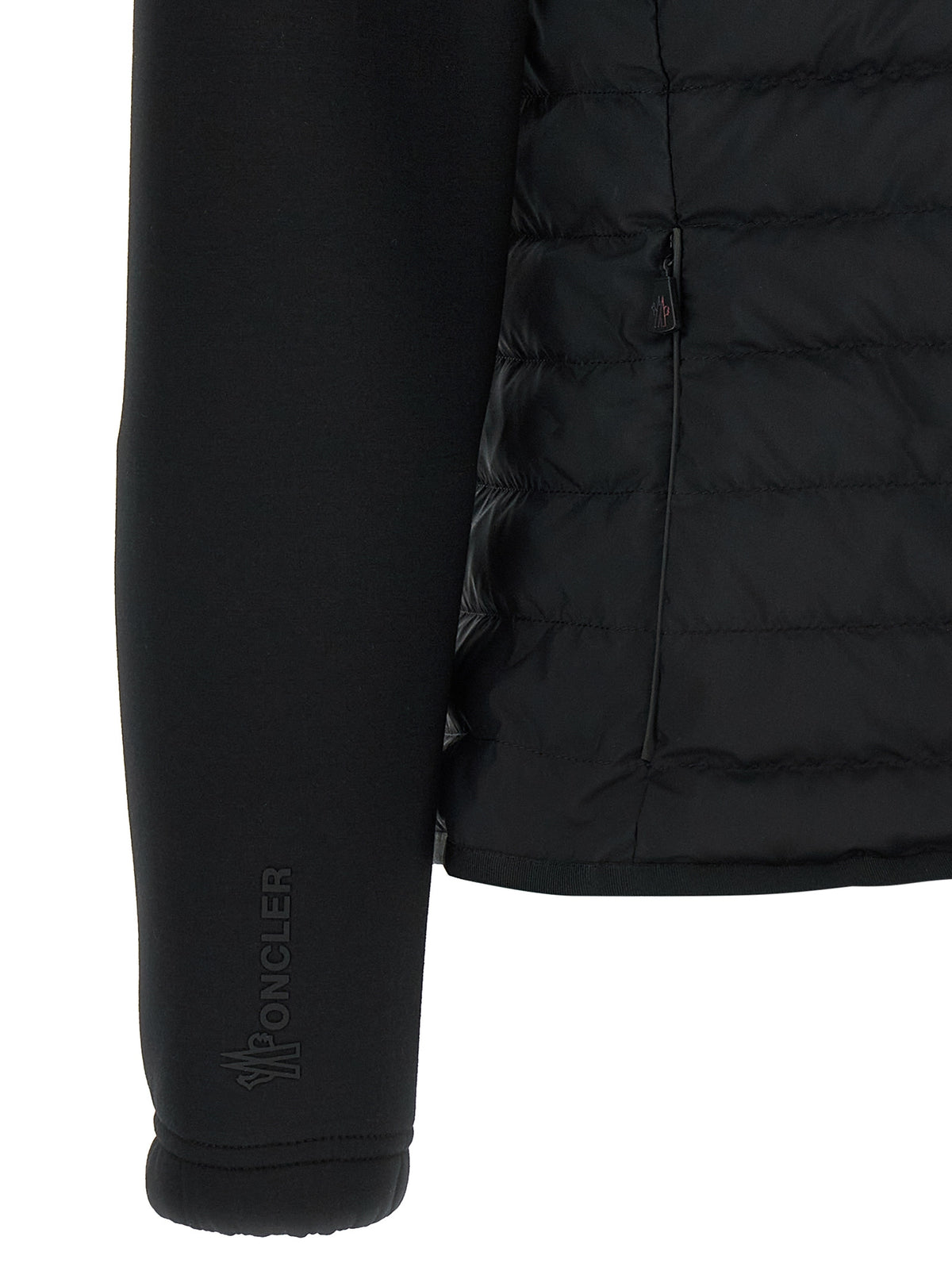 Doudoune longue Moncler Grenoble noire en polyamide