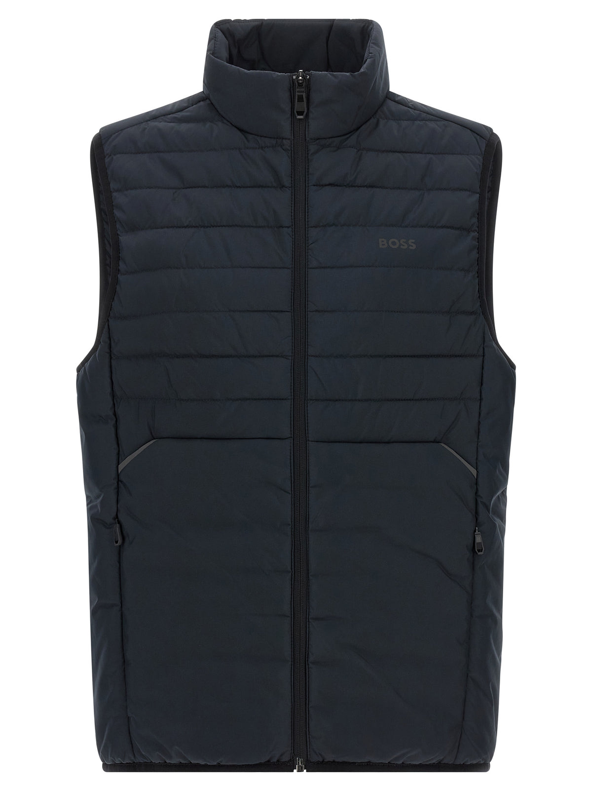 Veste sans manches en polyester bleu Hugo Boss