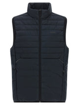 Veste sans manches en polyester bleu Hugo Boss
