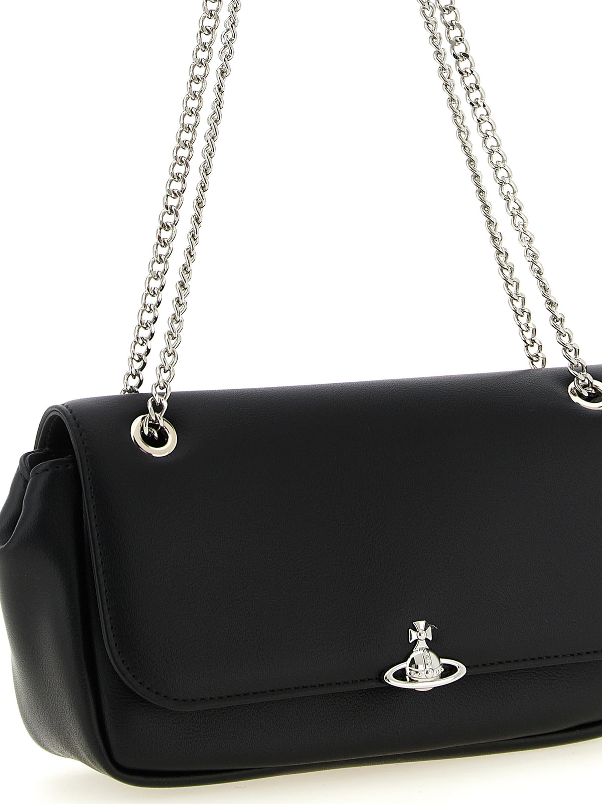 Sac bandoulière Vivienne Westwood en polyester noir