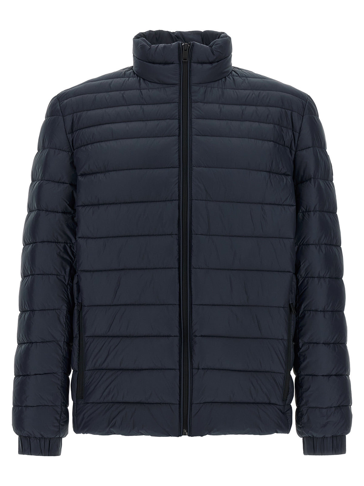 Hugo Boss Blue Polyamide Full-Length Jacket