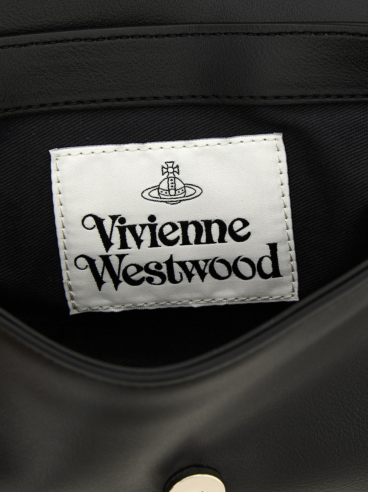 Sac bandoulière Vivienne Westwood en polyester noir