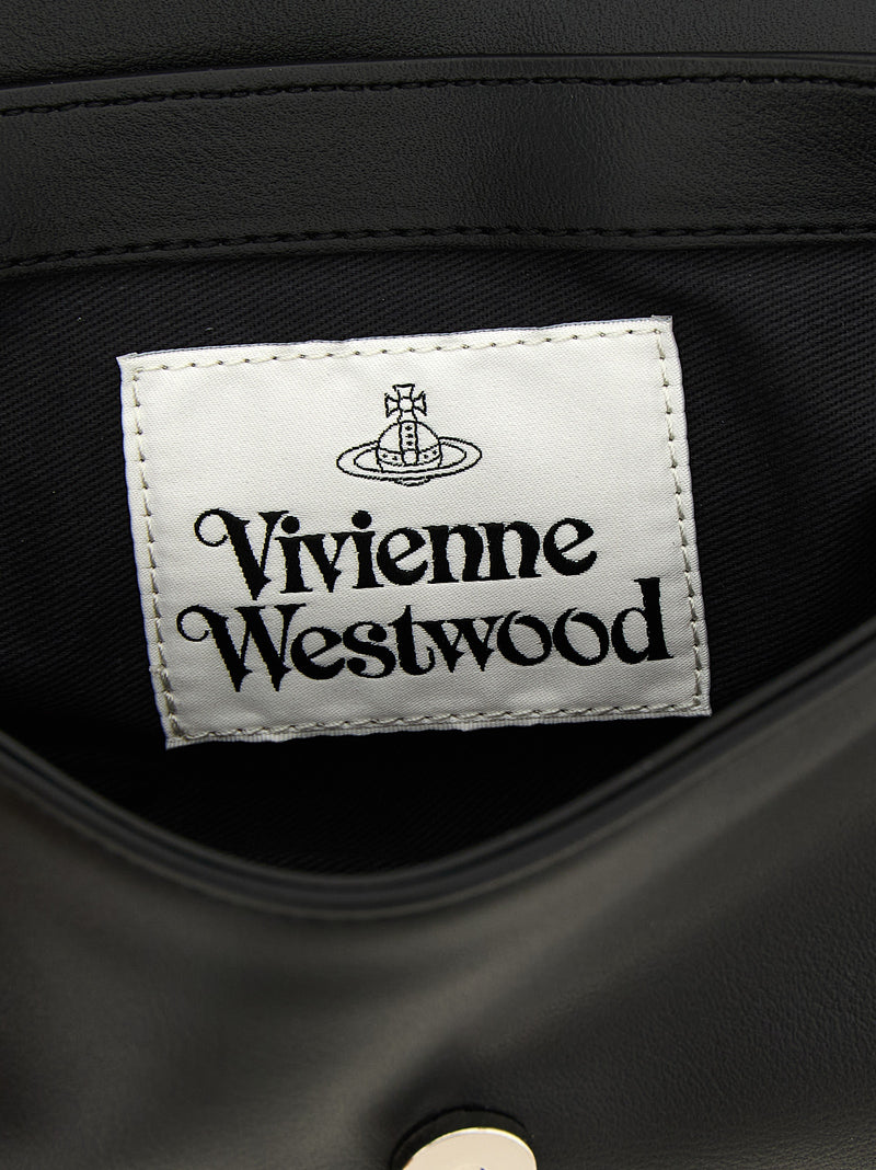 Vivienne Westwood Black Polyester Crossbody Bag