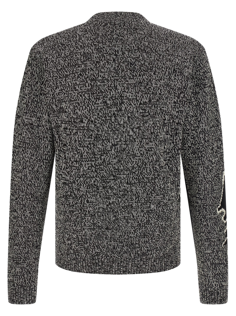 Valentino Garavani Bicolor Virgin Wool Cardigan