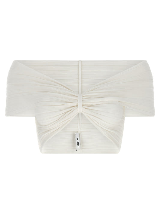 ANTONINO VALENTI T-shirt sans manches en viscose blanc
