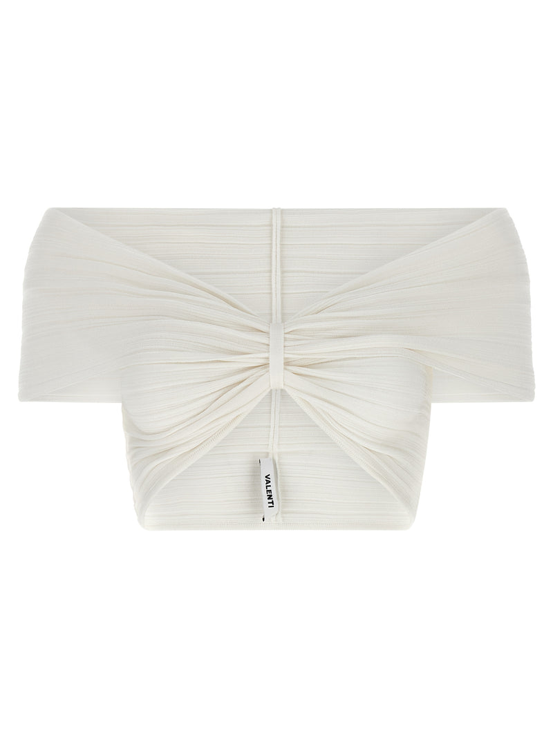 ANTONINO VALENTI T-shirt sans manches en viscose blanc