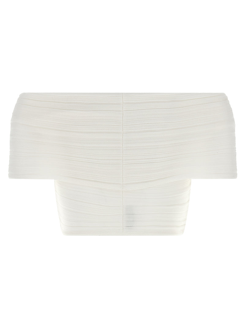 ANTONINO VALENTI T-shirt sans manches en viscose blanc