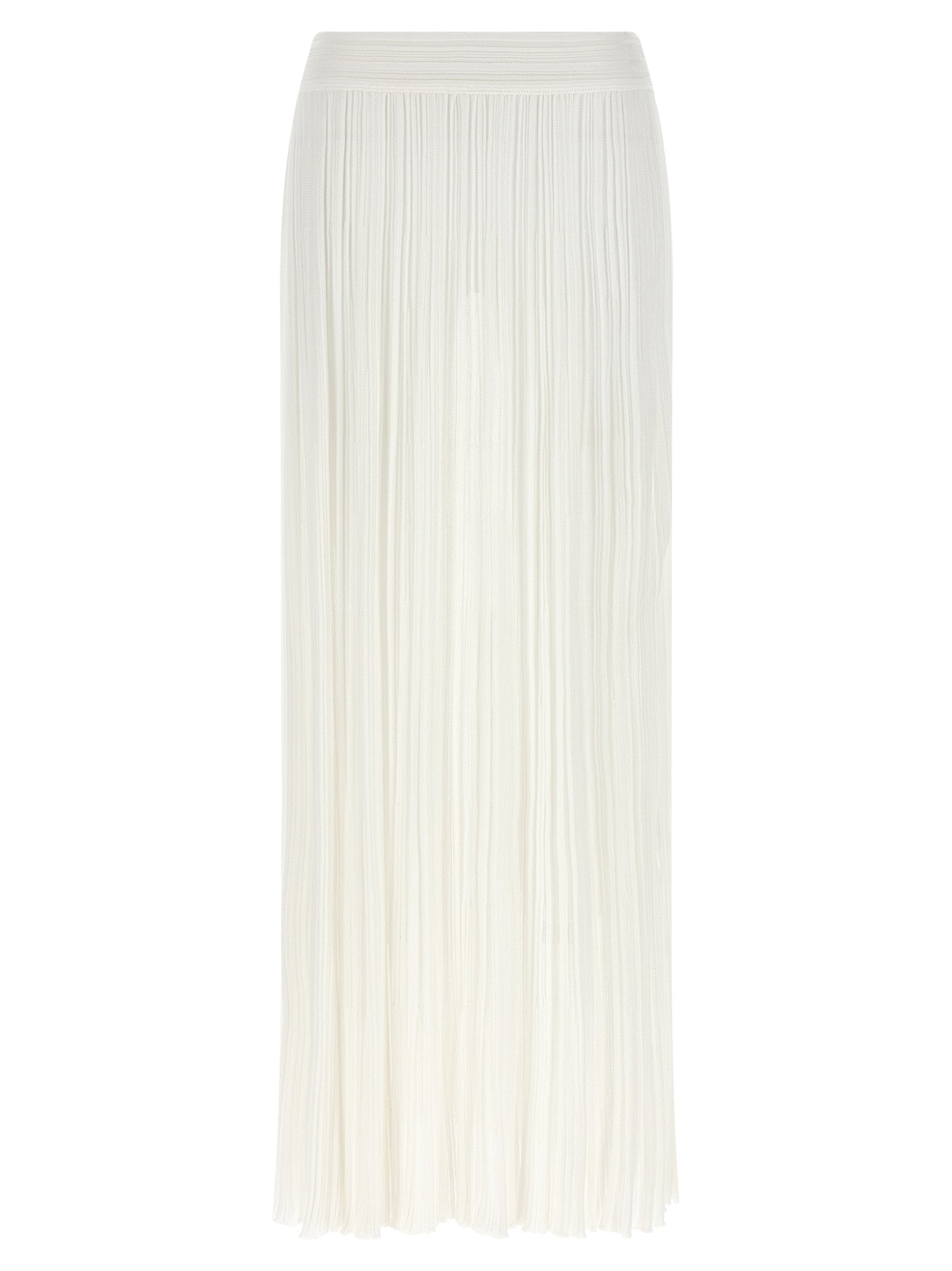 ANTONINO VALENTI White Viscose Mini Skirt