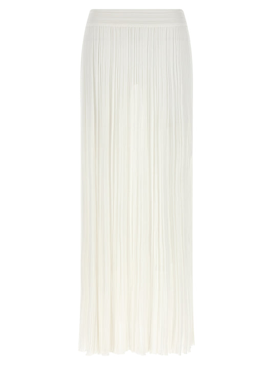 ANTONINO VALENTI Mini-jupe en viscose blanche