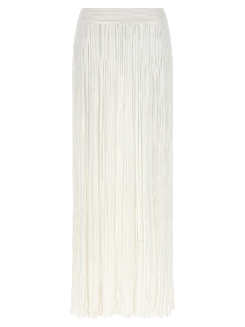 ANTONINO VALENTI Mini-jupe en viscose blanche