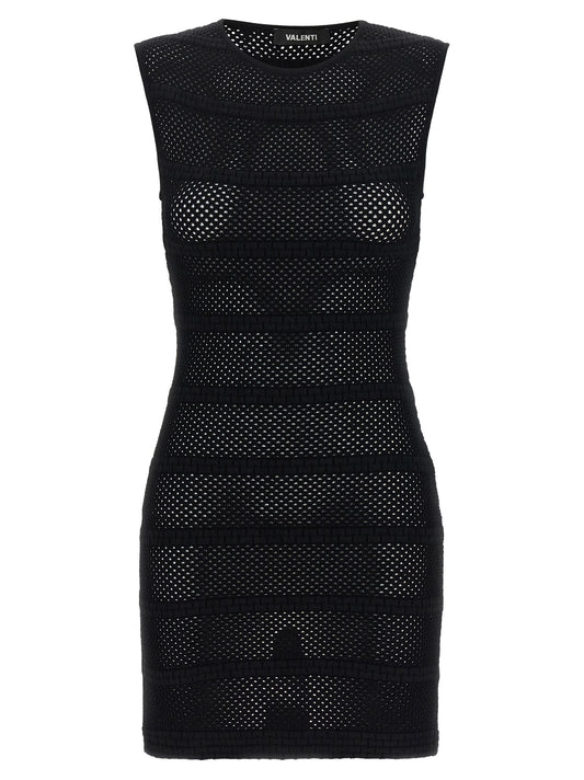 ANTONINO VALENTI Robe Courte Noire en Viscose