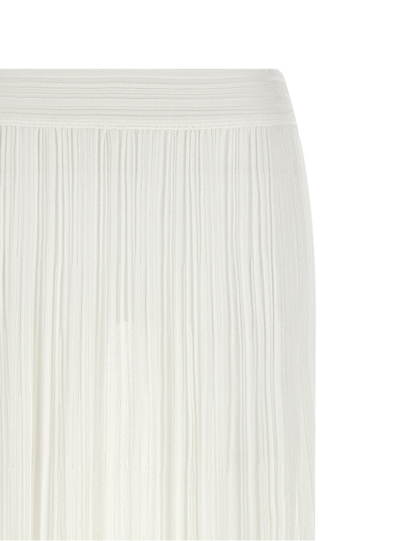 ANTONINO VALENTI Mini-jupe en viscose blanche
