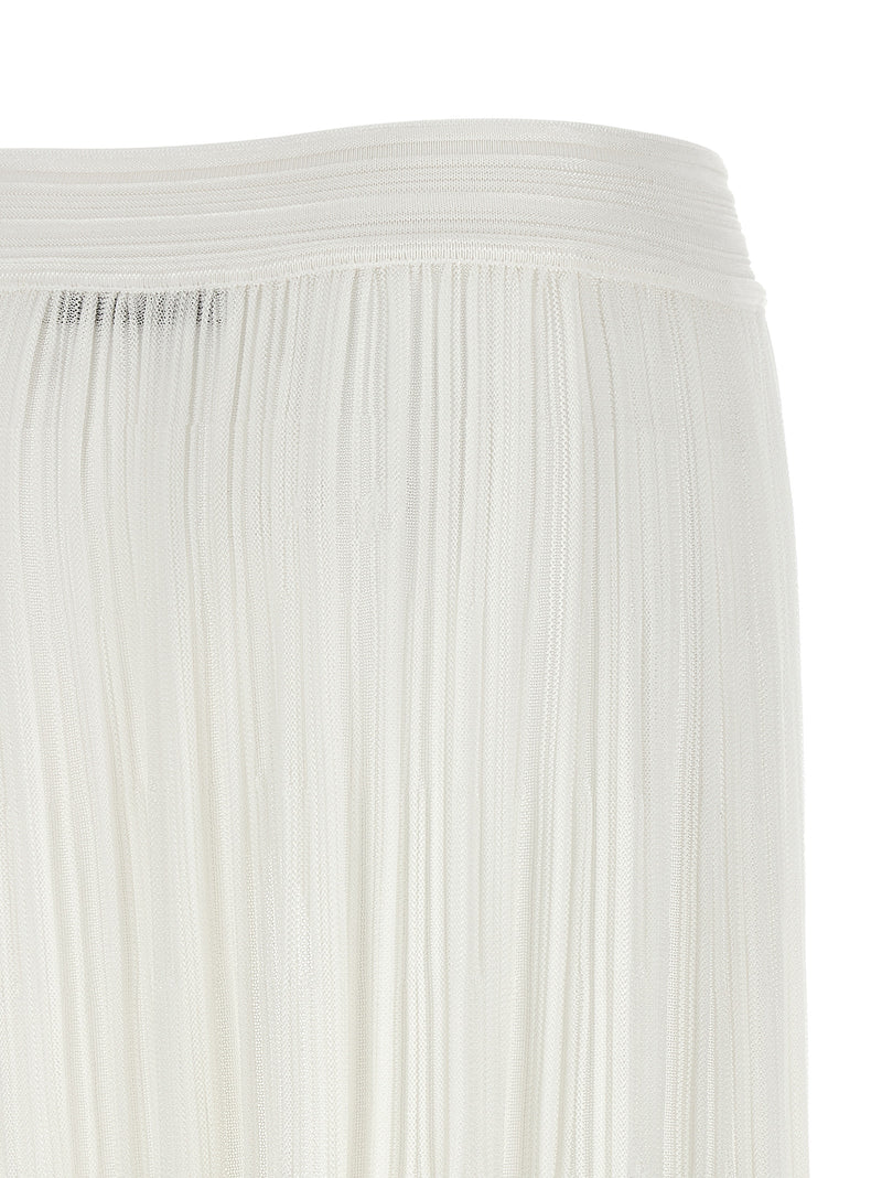 ANTONINO VALENTI Mini-jupe en viscose blanche