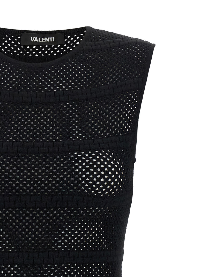 ANTONINO VALENTI Robe Courte Noire en Viscose