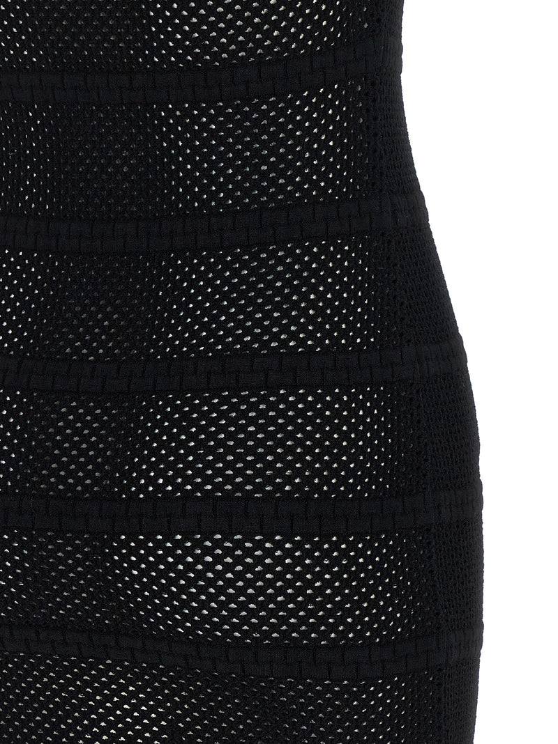 ANTONINO VALENTI Robe Courte Noire en Viscose