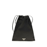 Portefeuille Prada en polyamide noir