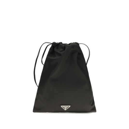 Portefeuille Prada en polyamide noir