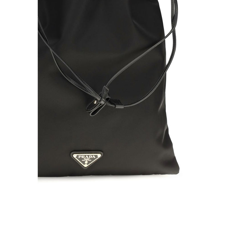 Prada Black Re-Nylon Clutch - Functional Elegance