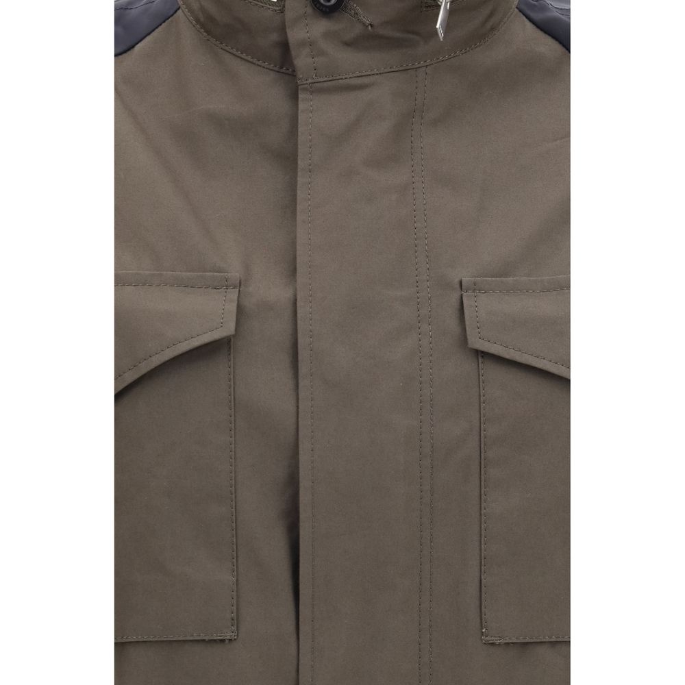Veste Sacai bicolore en coton