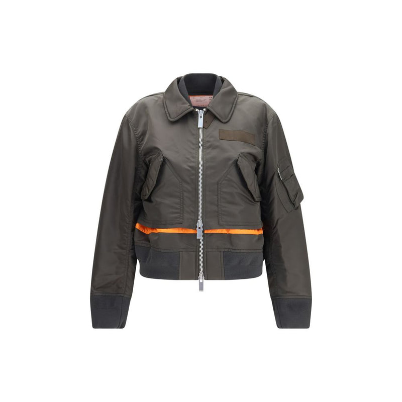 Sacai Bicolor Nylon Bomber