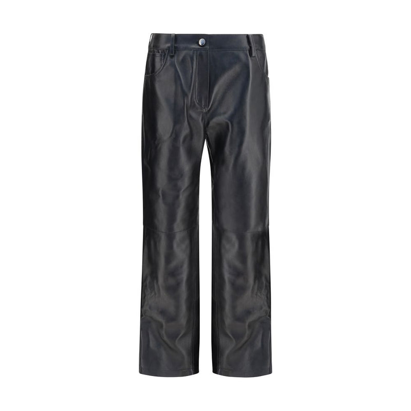 Magda Butrym Black Leather Pants