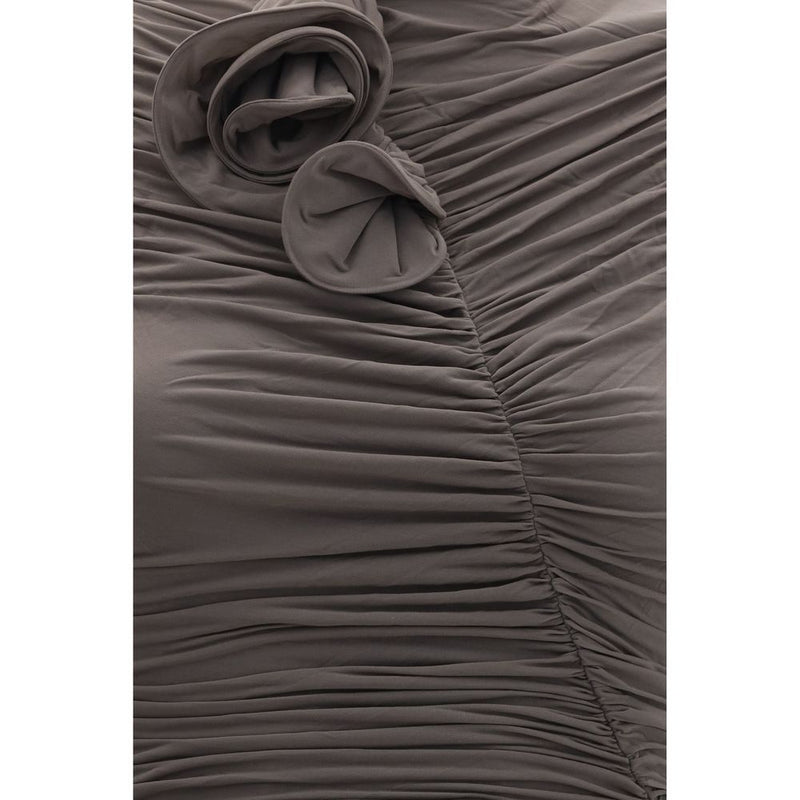 Magda Butrym Gray Copper Cocktail Dress