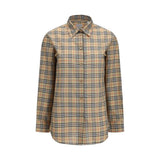 Burberry Beige Cotton Pattern Shirt