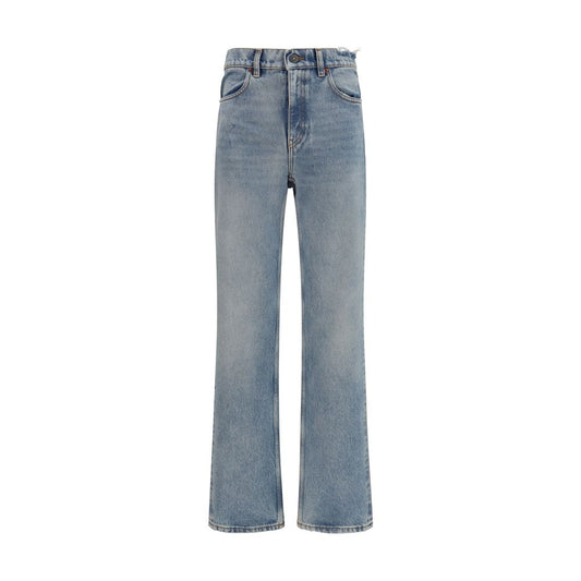 Jean droit Golden Goose en coton bleu