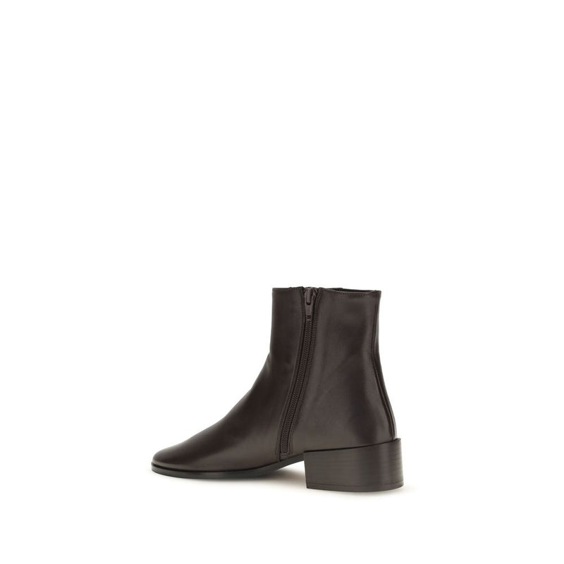 Chers Bottines Cheville en Cuir de Veau Marron Frances Bos Taurus