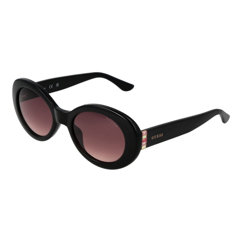Lunettes de soleil Guess en plastique noir