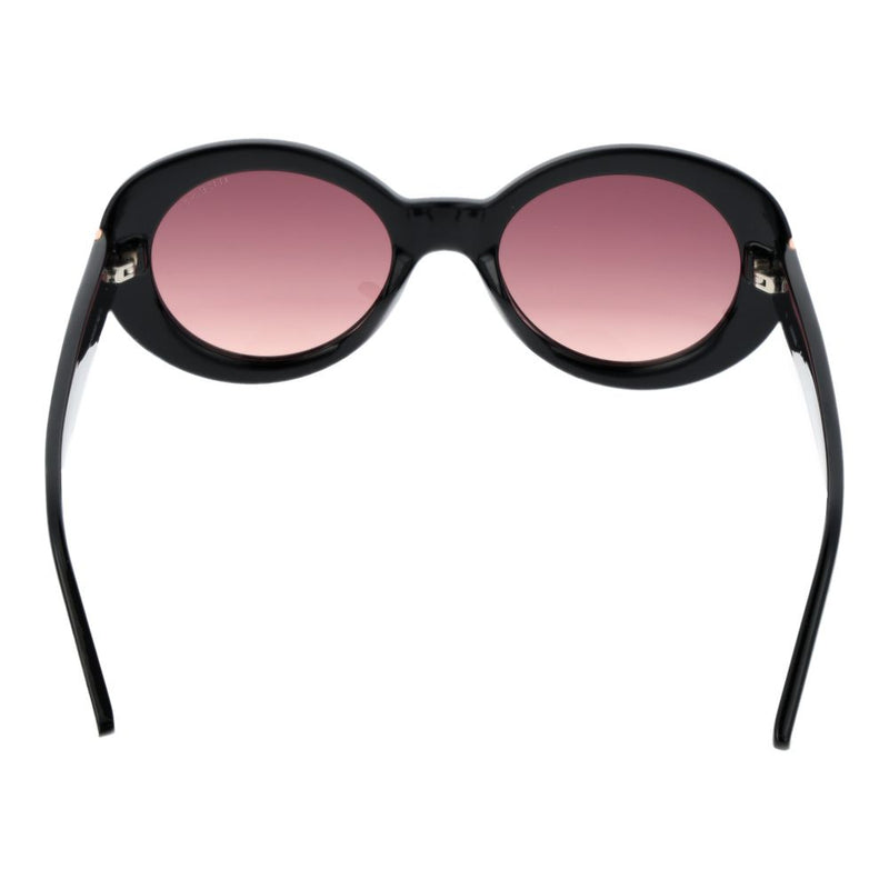 Guess Black Plastic Oval Sunglasses for Women