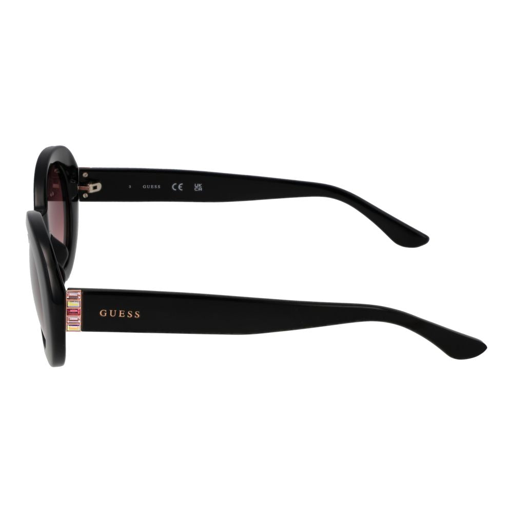 Lunettes de soleil Guess en plastique noir