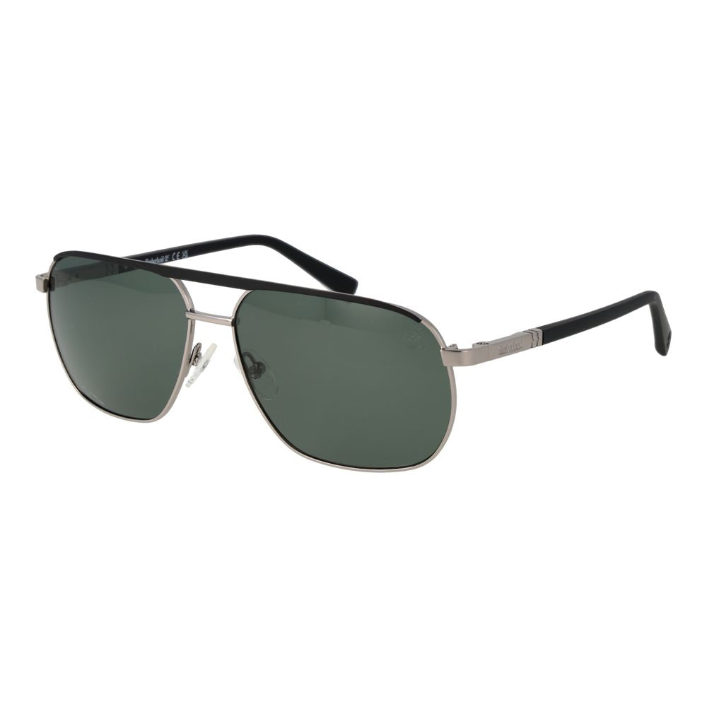Lunettes de soleil Timberland en métal gris