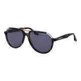 Lunettes de soleil Trussardi en acétate marron et acier inoxydable