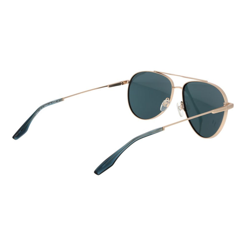 Lunettes de Soleil Trussardi en Acier Inoxydable Doré